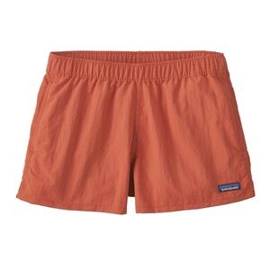 Patagonia Women's Barely Baggy Athletic Shorts in Rust Size M
